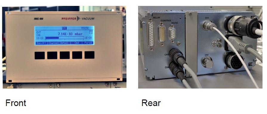 上海伯東 Pfeiffer 模塊化真空計顯示器 IMG 400