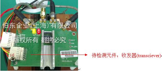 光通信收發(fā)器(transciever)電性能測試